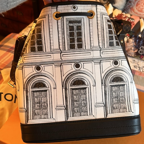 Authentic Nordstrom bought Louis Vuitton Fornasetti bucket bag never used - Picture 6 of 10